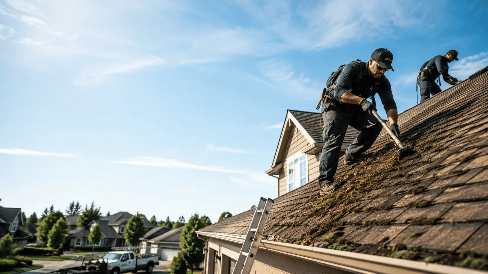 Roof Moss Removal in Lamont, IA near me
